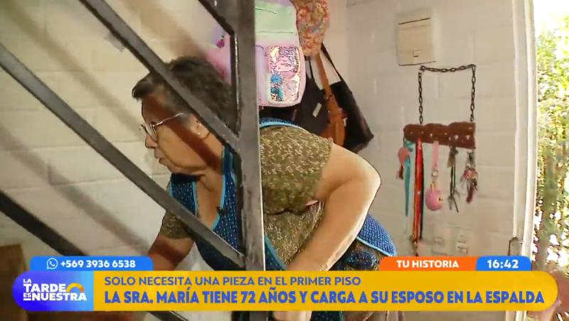 La historia de la señora María conmueve a Chile