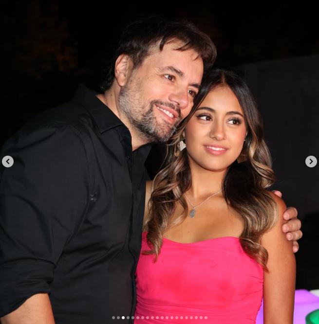 Daniel Valenzuela junto a su hija Eloísa | Instagram