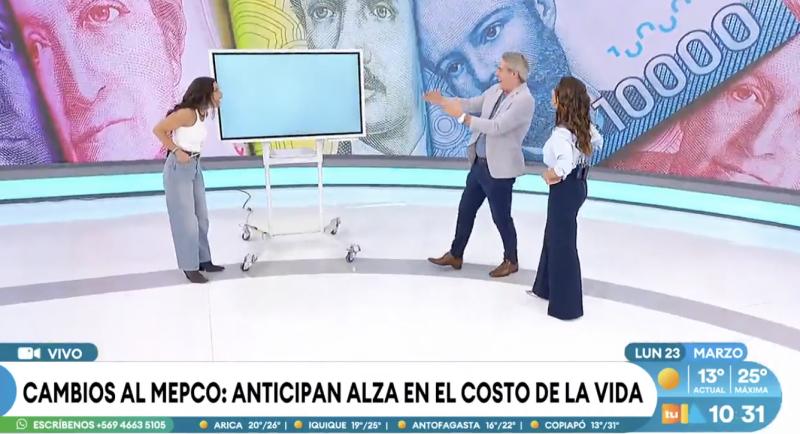 El reencuentro de José Luis Repenning y Catalina Edwards.