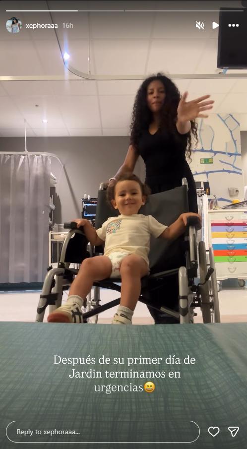 Captura historias de Xephora y su hijo | Instagram