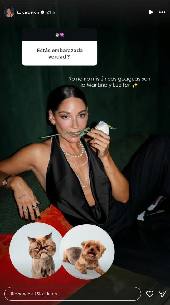 Kel Calderón aclara rumores de embarazo | Instagram