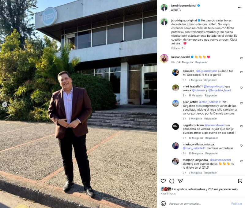 Julio César Rodríguez en La Red | Instagram