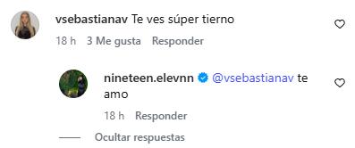 Comentario en publicación de Joaquín | Instagram