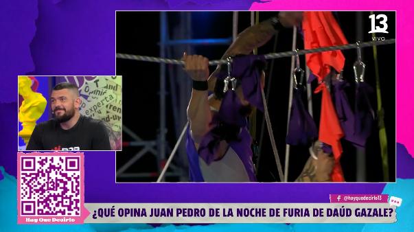 Juan Pedro se refiere a la actitud de Daúd Gazale tras la final de Mundos Opuestos.