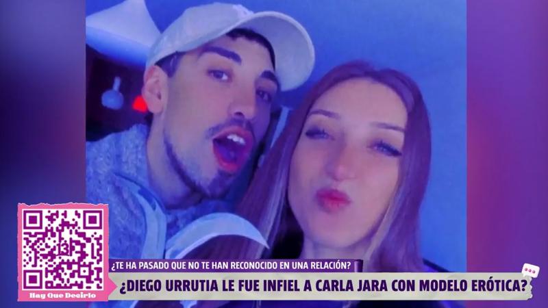 La foto de la modelo con Diego Urrutia