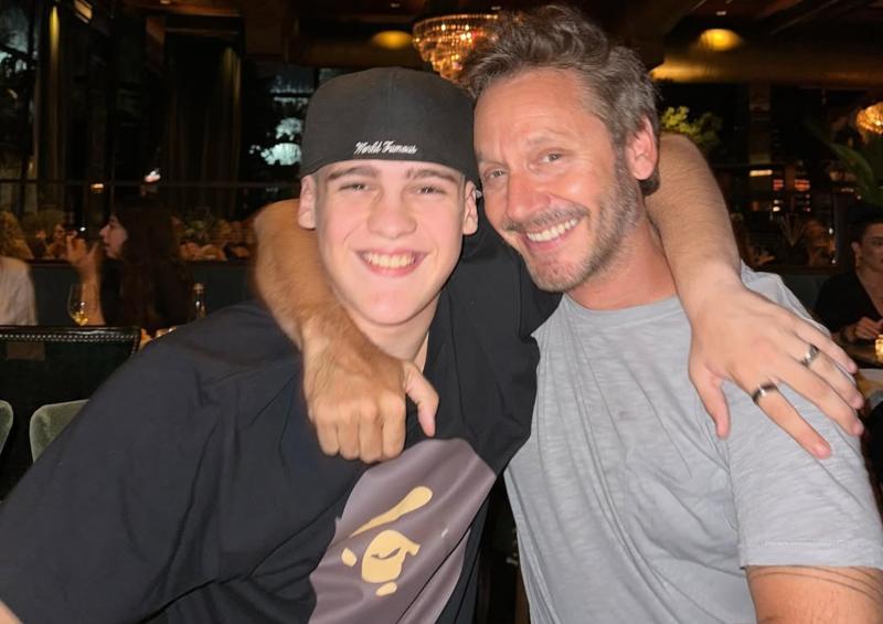 Benjamín Vicuña compartió un largo mensaje para su hijo