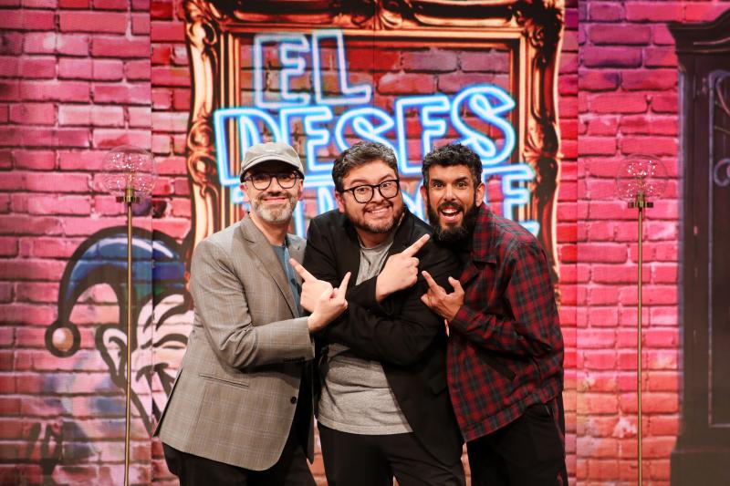 Luis Slimming, Marcelo Valverde y Héctor Romero. Créditos: Canal 13