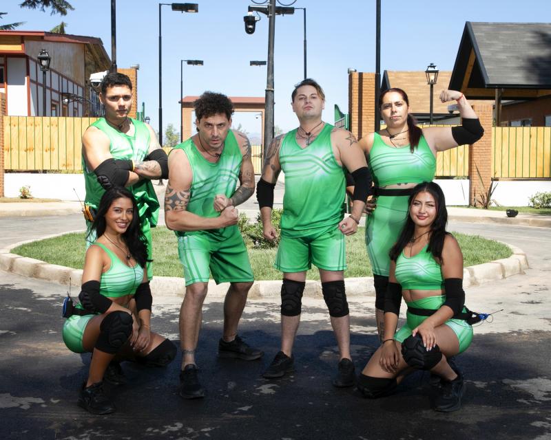 Equipo verde de "Vecinos al límite"