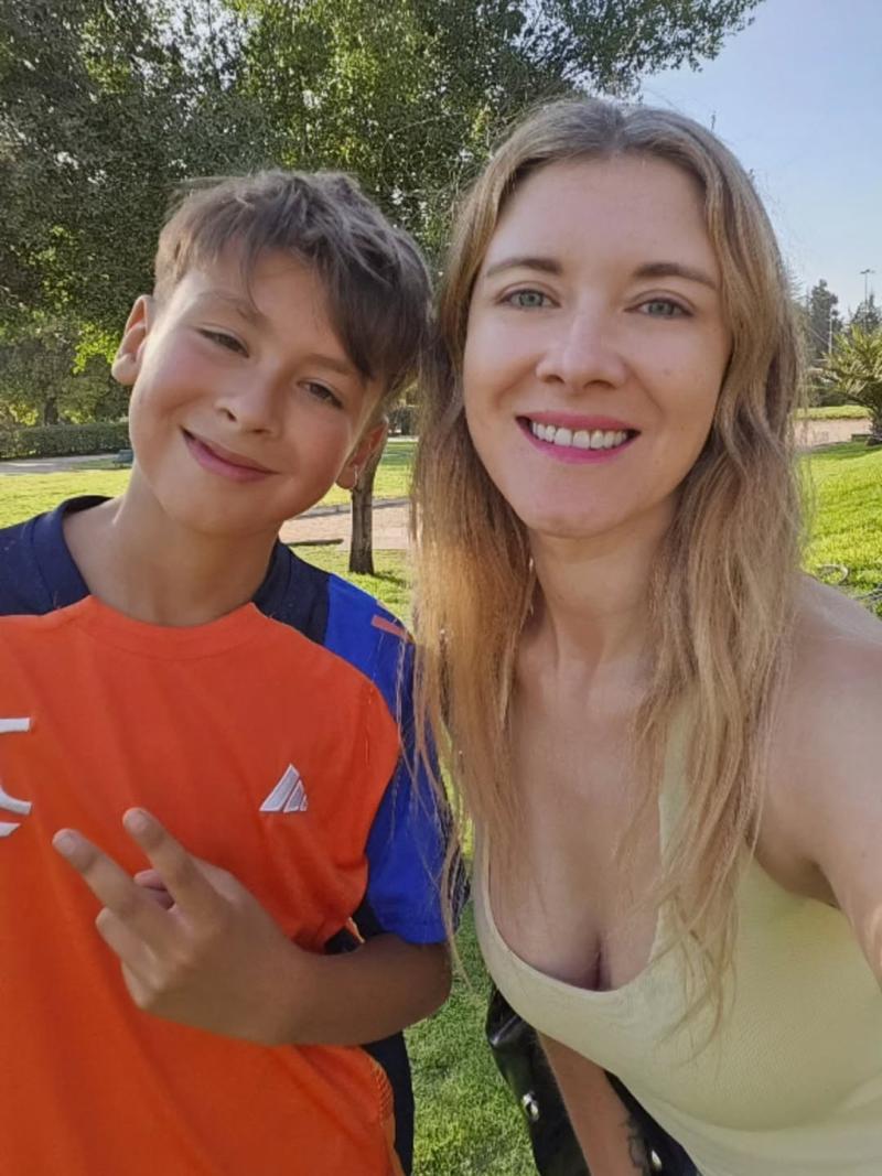 Carla Jara y su hijo | Instagram