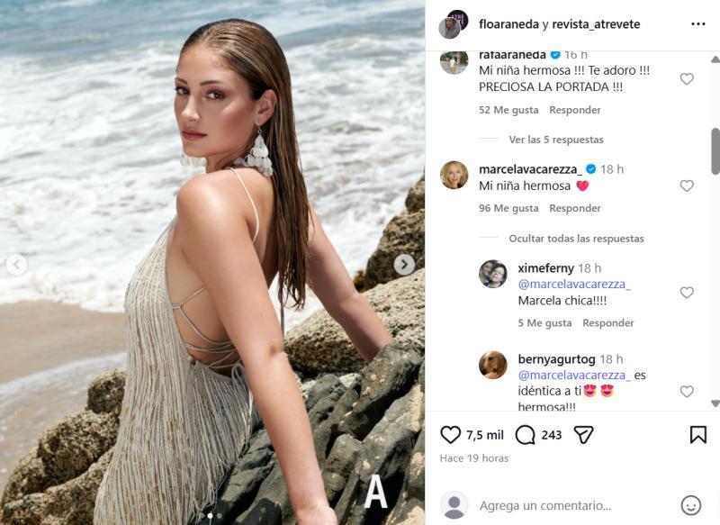 Usuarios encontraron "idénticas" a Florencia Araneda y Marcela Vacarezza - Instagram