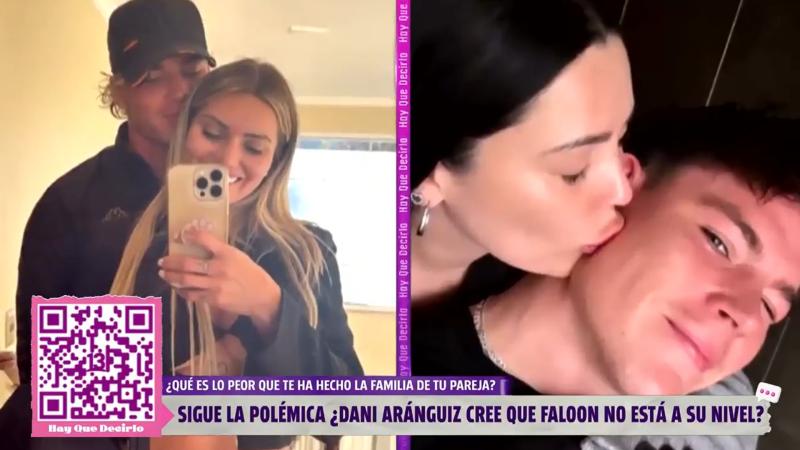 Faloon Larraguibel aclara supuesta mala onda con Daniela Aránguiz