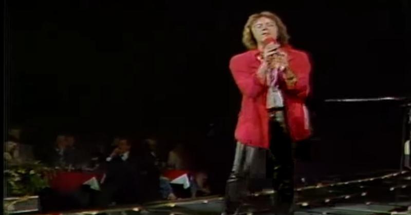 Umberto Tozzi visitó el programa Lunes Gala en 1979