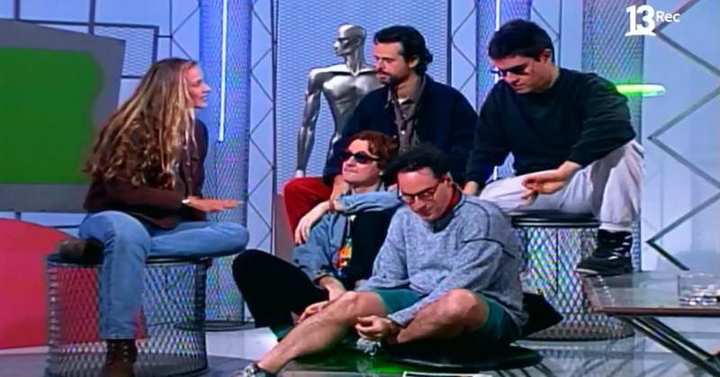 Los Tres visitaron el programa Más Música (1994)