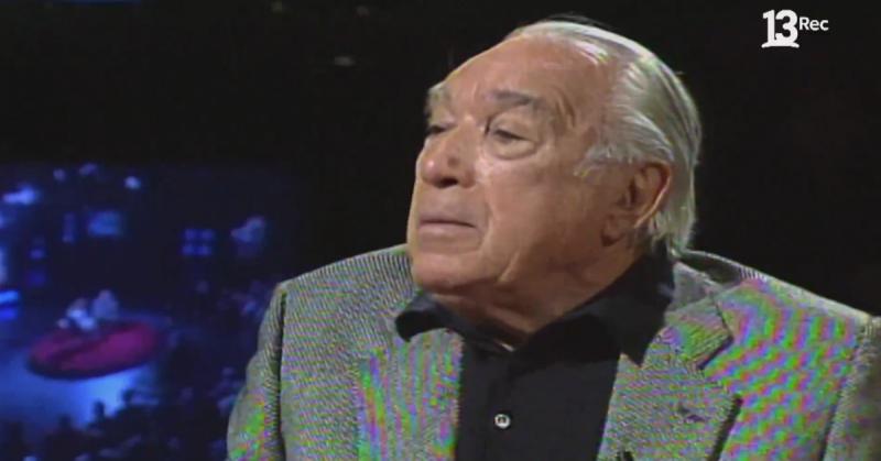 Anthony Quinn visitó el programa Buenas Noches Cecilia (1997)
