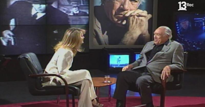 Anthony Quinn conversó con Cecilia Bolocco en Buenas noches Cecilia (1997)