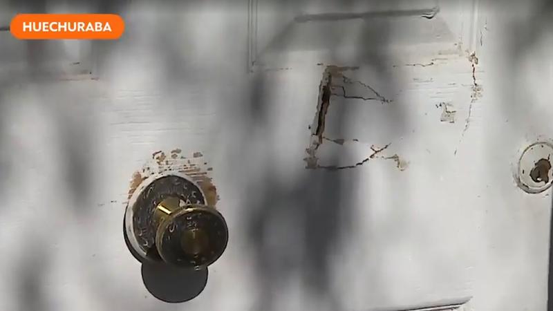 Los daños en casa de Huechuraba