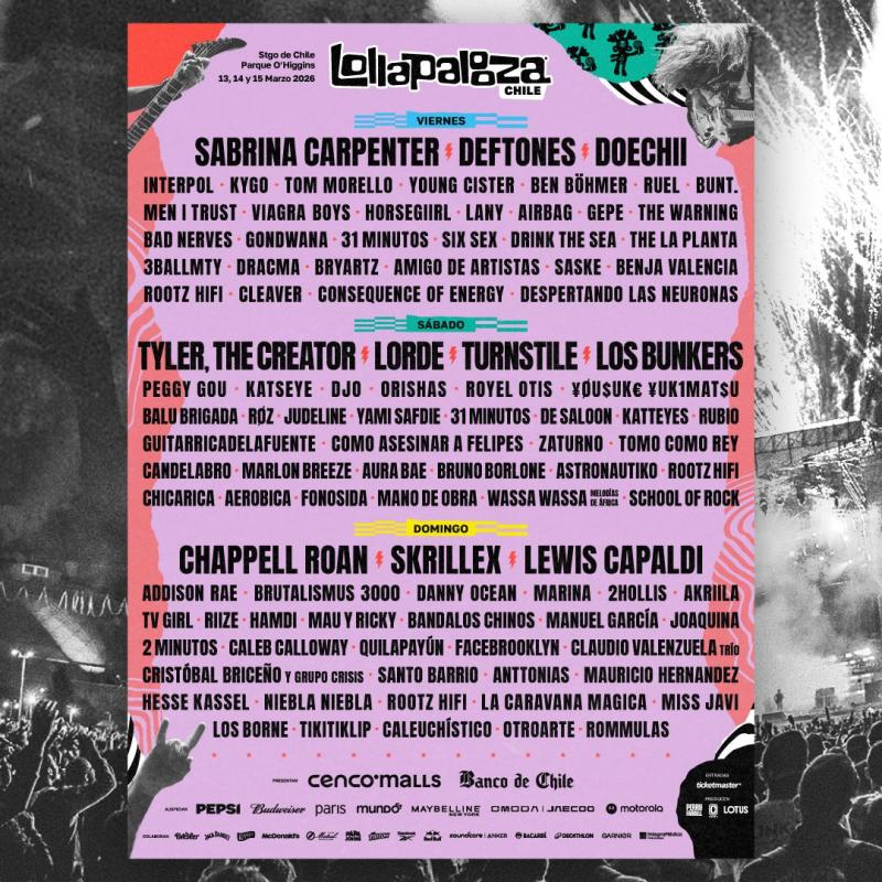 "Tomo Como Rey" hará historia y debutará en Lollapalooza 2026.