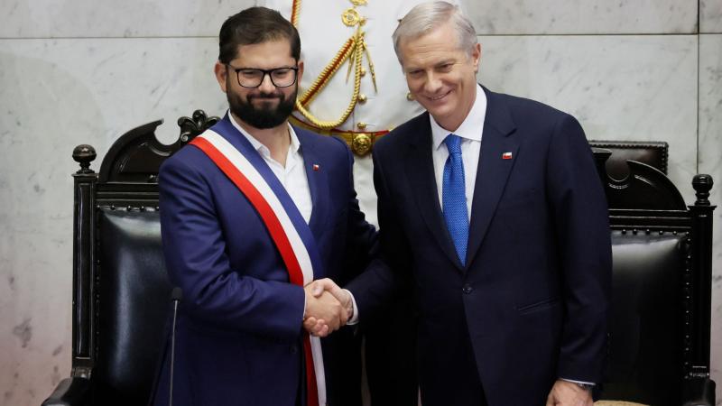 Presidente José Antonio Kast y Gabriel Boric - Créditos: ATON