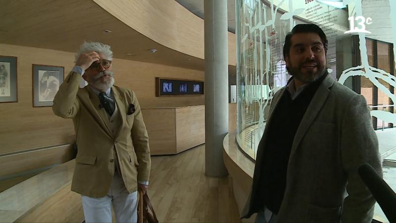 Federico Sánchez en Museo Violeta Parra. Créditos: 13C.
