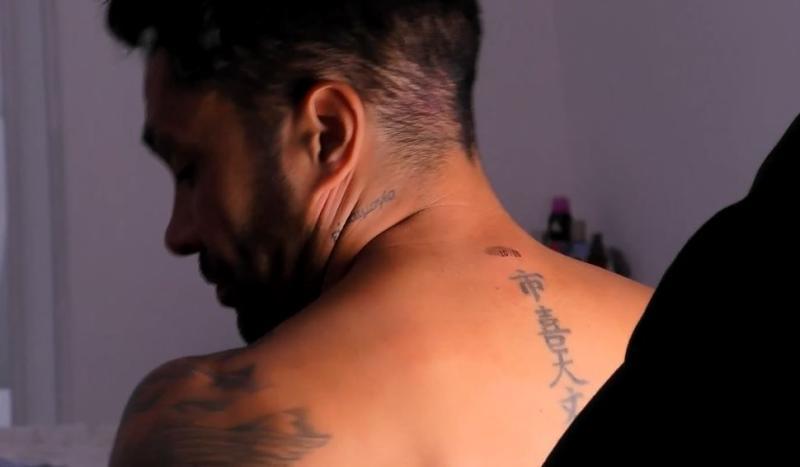 Luis Jiménez se hizo un tatuaje con Disley Ramos en "Mundos Opuestos".