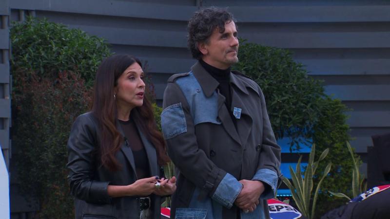 Sergio Lagos y Karla Constant entraron a dar la información sobre Luis Jiménez.