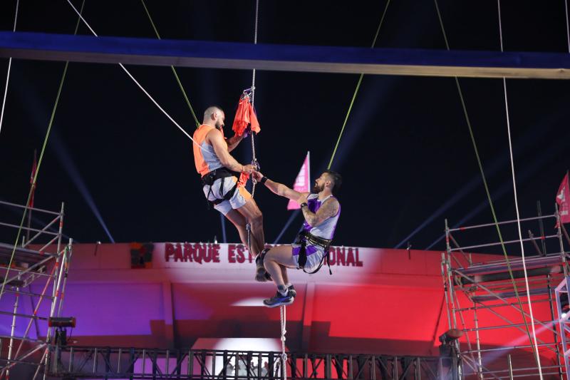 Juan Pedro y Daúd Gazale en la final de Mundos Opuestos.