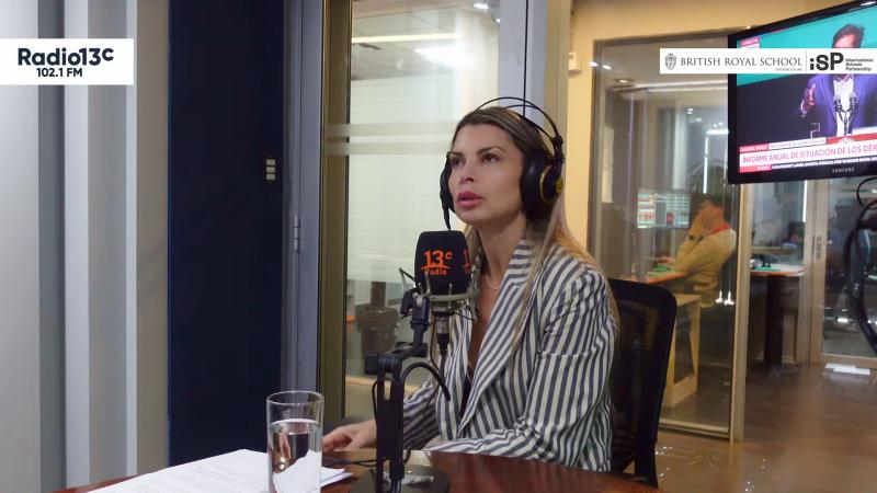 Carmen Vera, rectora del Colegio British Royal School y directora ejecutiva del Colegio Pedro de Valdivia de Las Condes. Créditos: Radio 13C
