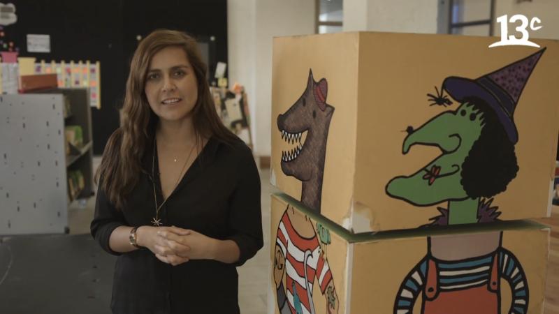 Natalia Valdebenito en Metropolibros. Créditos: 13C