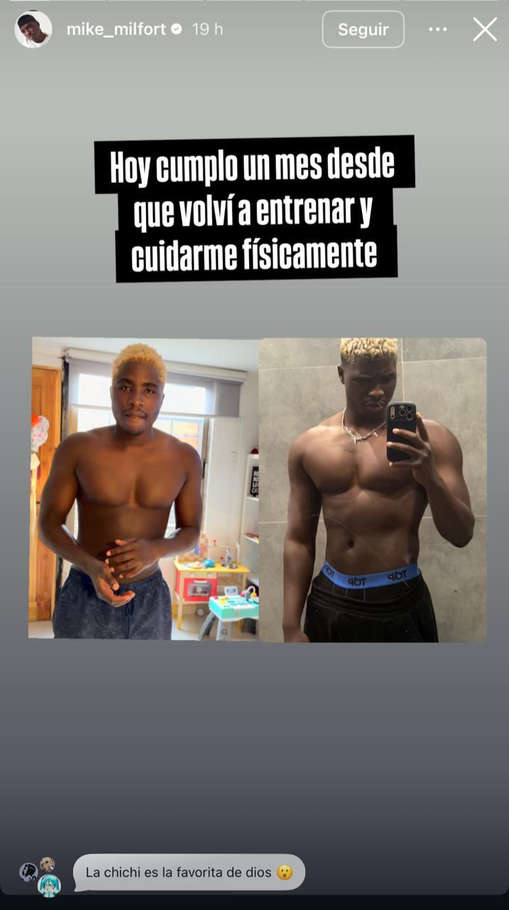 El cambio físico de Mike Milfort - Instagram