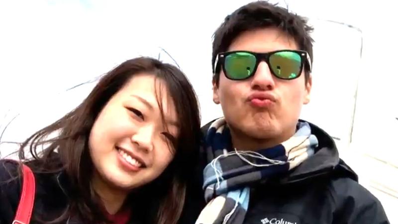 Nicolás Zepeda y Narumi Kurosaki