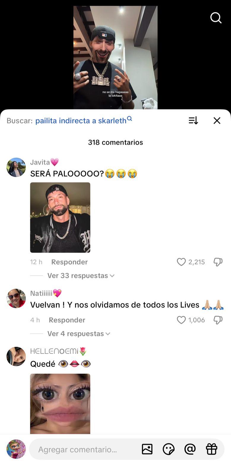 Reacciones por video de Pailita | I Instagram