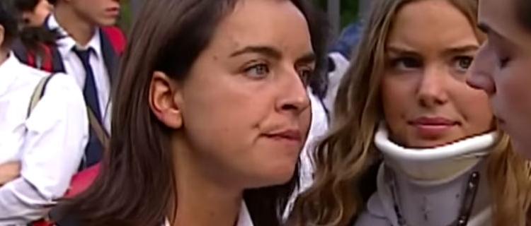 Francisca Tapia interpretando a Estrella Toro en teleserie 16