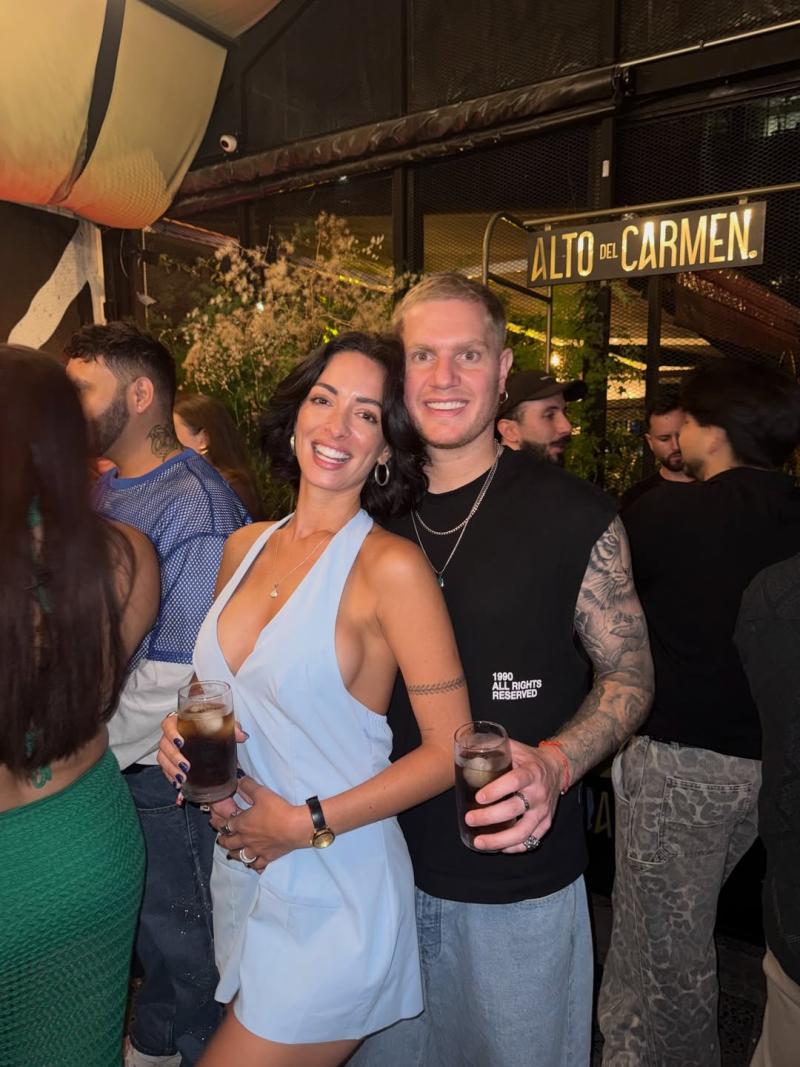 Felipe Thompson y Paula Bolatti