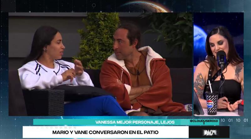 Natu Urtubias en el react de Mundos Opuestos