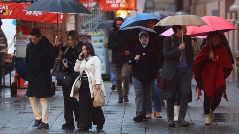 Lluvia en la Región Metropolitana - Créditos: ATON