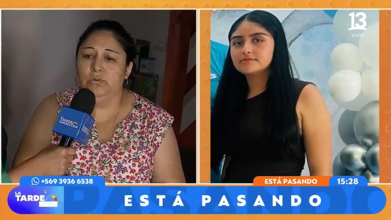 Daysi, madre de la joven desaparecida en Rengo