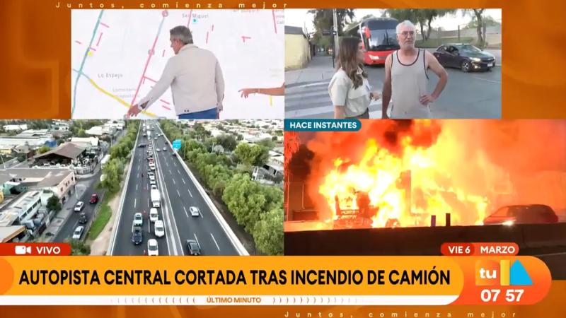 Incendio en San Miguel