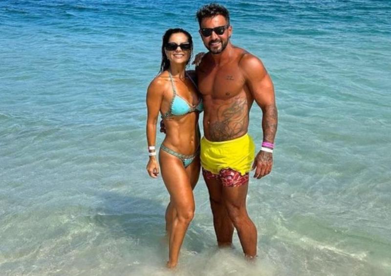 La imagen que compartió Mariela Román junto a Fabricio Vasconcelos