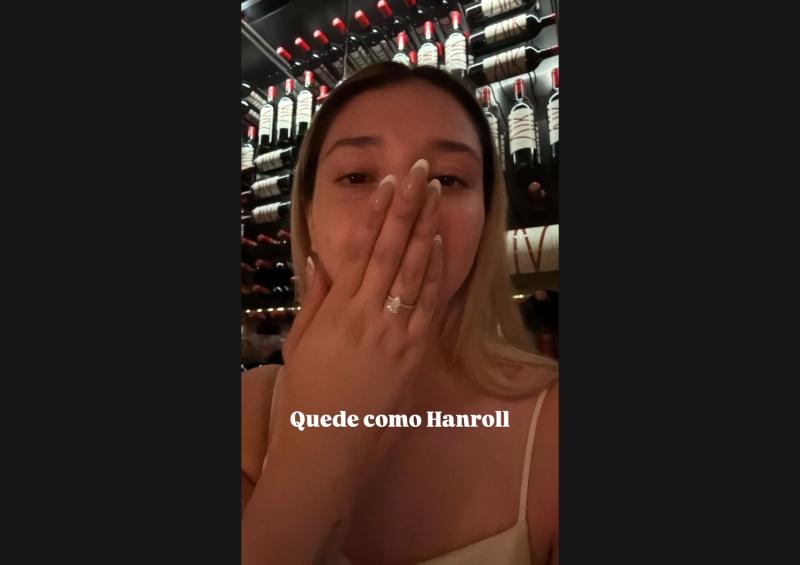 Tras la propuesta, Carlita contó haber quedado sumamente sorprendida