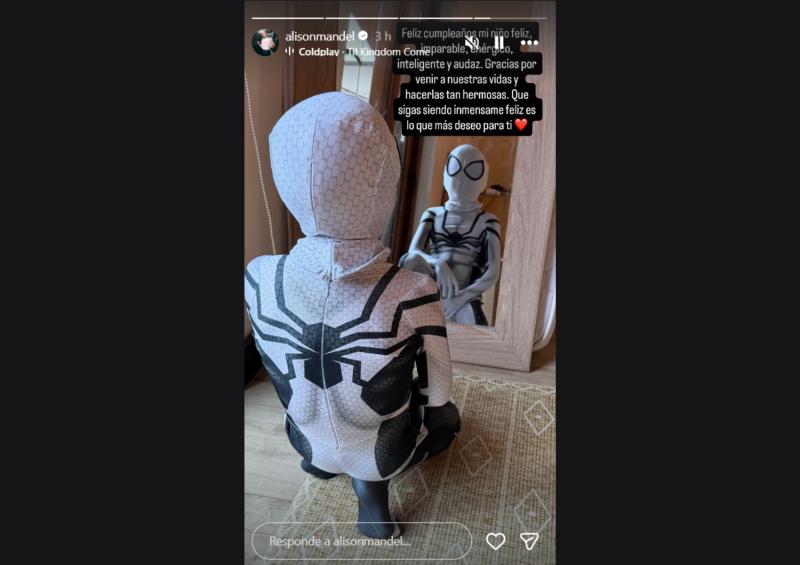 El tierno mensaje de Alison Mandel por el cumpleaños de su hijo