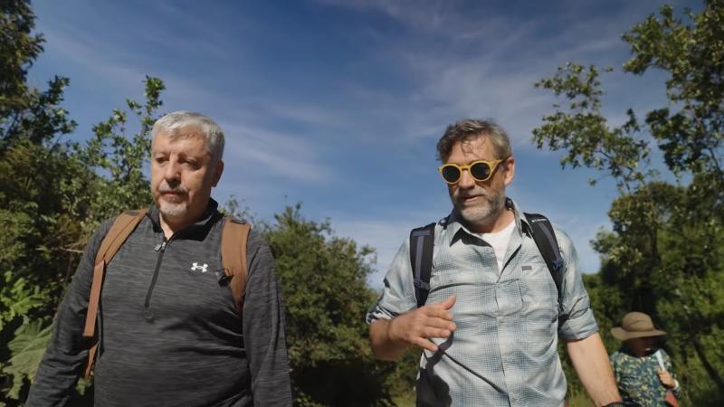 Ángel Izurieta, vicepresidente de Huawei Cloud para Latinoamérica, y Felipe Braun. Créditos: 13C