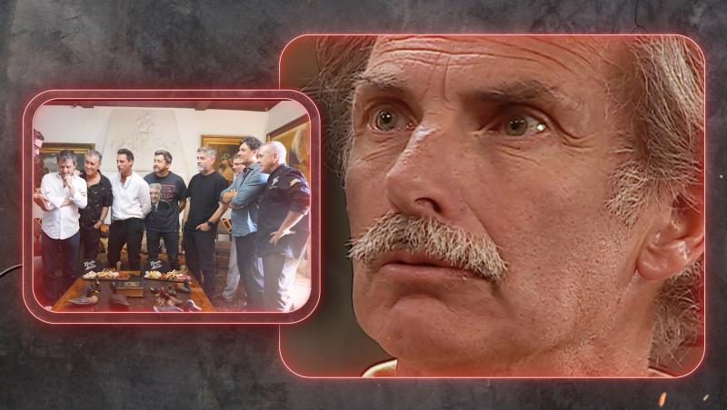 Elenco de Machos se reencuentra para homenajear a Héctor Noguera. Créditos: Canal 13.