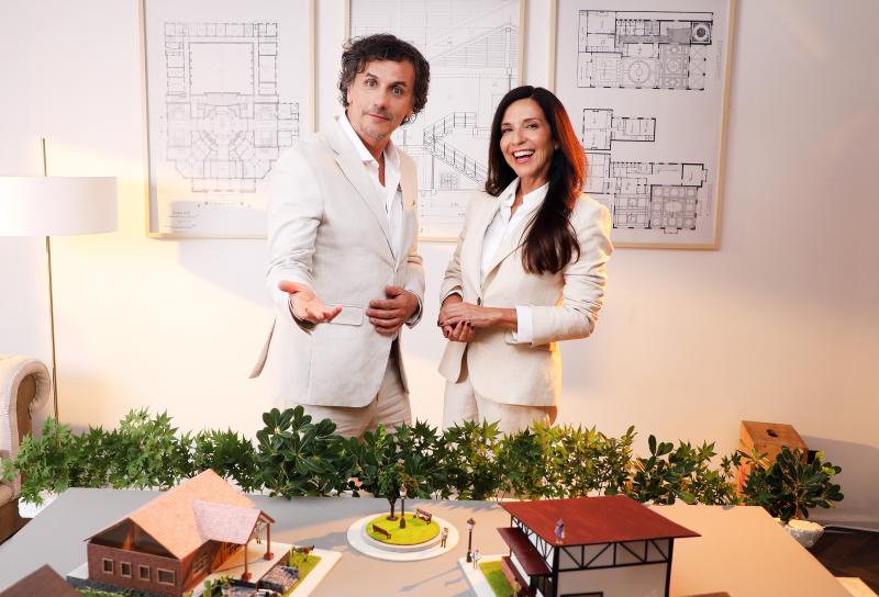 Sergio Lagos y Karla Constant, conductores de "Vecinos al límite"