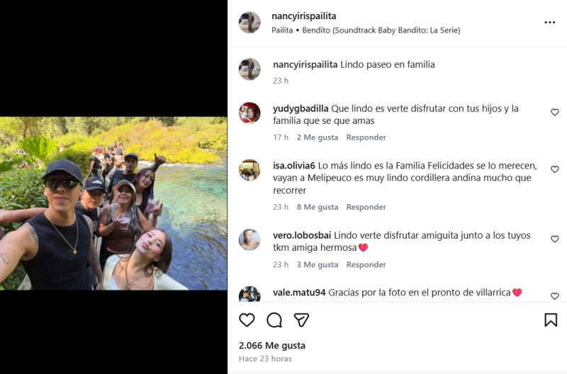 Mamá de Pailita compartió foto junto a su hijo y su nuera - Instagram