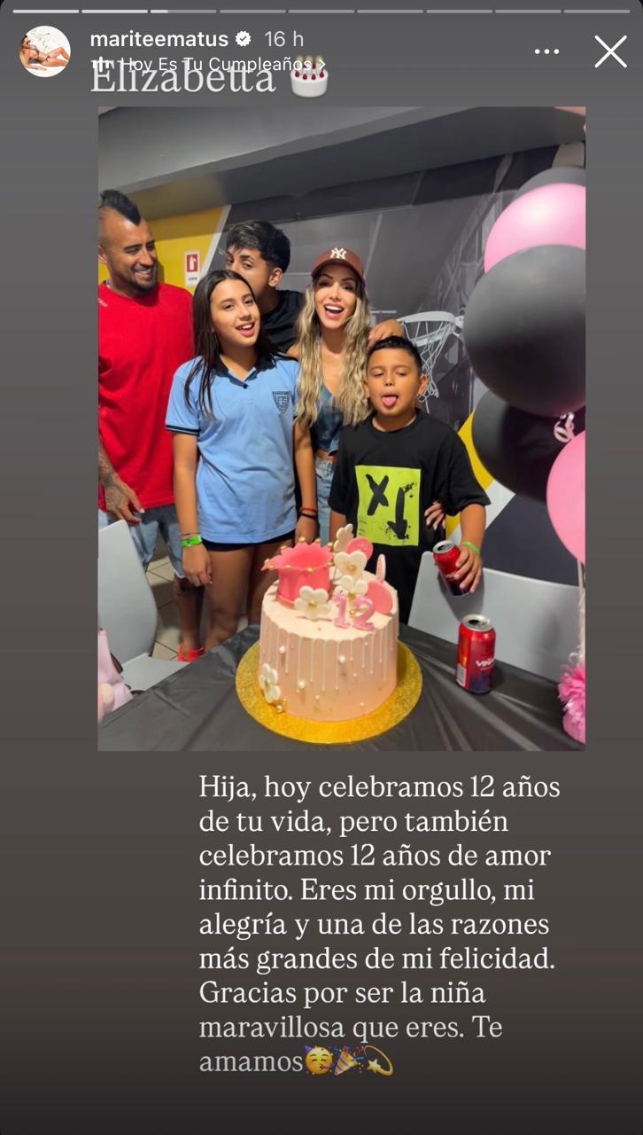Historia de Marité Matus | Instagram
