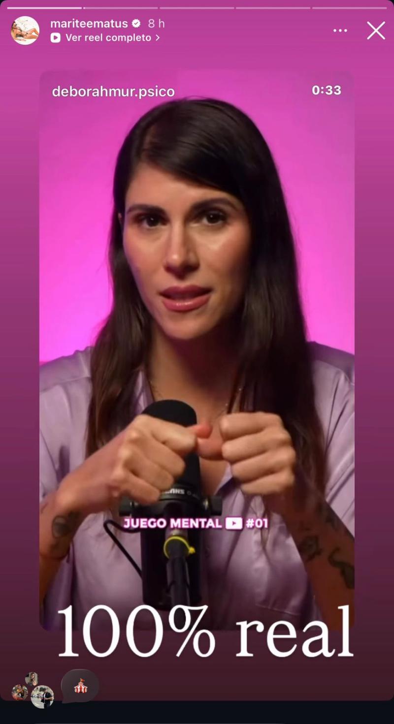 Las "indirectas" de Marité Matus tras entrevista de Camilo Huerta - Instagram