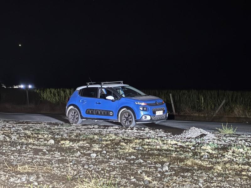 Auto en el que trasladaron a Rodrigo Rojas Vade.