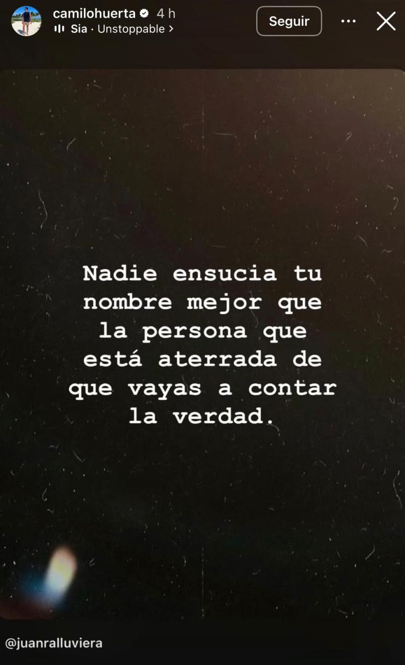 Historia de Camilo Huerta | Instagram