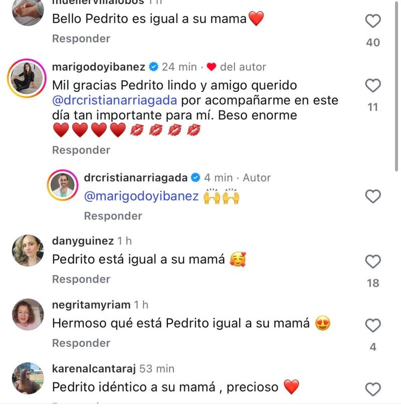 Comentarios en post de Cristián Arriagada | Instagram