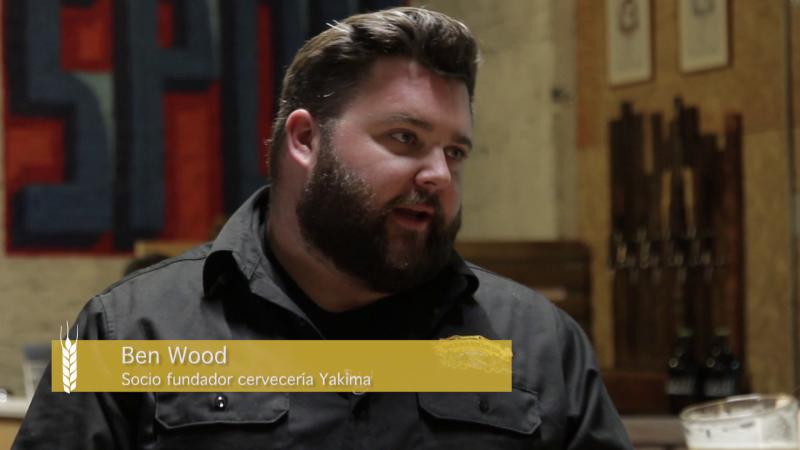 Ben Wood en programa "Cerveza: Otra historia de Chile". Créditos: 13C